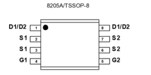 8205A芯片引脚图