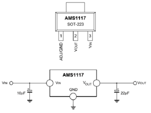 AMS1117引脚图